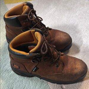 Timberland PRO Men's Brown Safety Toe Work Boots